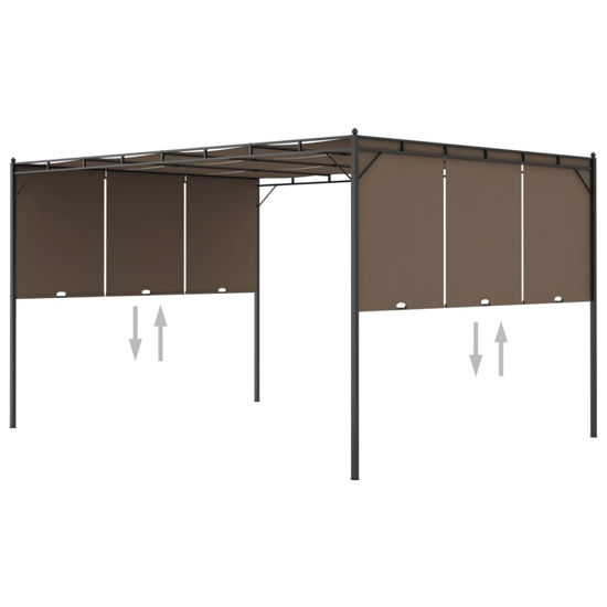 Picture of Outdoor Gazebo with Curtain 13' x 10'