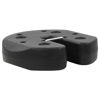 Picture of Outdoor Concrete Gazebo Weight Plates - 4 pc Black