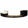 Picture of Outdoor Hot Tub Surround - Black with Wood