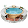 Picture of Outdoor Hot Tub Surround - Light Gray