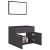 Picture of 23" Bathroom Sink Cabinet with Mirror - Gray