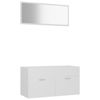 Picture of 35" Bathroom Furniture Set with Mirror - White