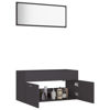 Picture of 35" Bathroom Furniture Set with Mirror - Gray