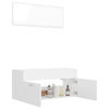 Picture of 39" Bathroom Furniture Set with Mirror - White