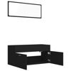 Picture of 39" Bathroom Furniture Set with Mirror - Black