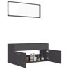 Picture of 39" Bathroom Furniture Set with Mirror - Gray