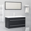 Picture of 35" Bathroom Sink Cabinet with Mirror - Gray