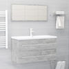 Picture of 35" Bathroom Furniture Set with Mirror - Concrete Gray