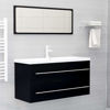 Picture of 39" Bathroom Furniture Set with Mirror - Black