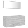 Picture of 39" Bathroom Furniture Set with Mirror - Concrete Gray