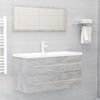 Picture of 39" Bathroom Furniture Set with Mirror - Concrete Gray