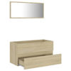 Picture of 35" Bathroom Furniture Set with Mirror - Sonoma Oak