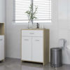 Picture of 23" Bathroom Cabinet - White and Sonoma Oak