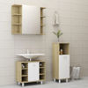 Picture of 31" Bathroom Furniture Set - 3 pc White and Sonoma Oak