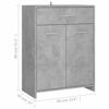 Picture of 23" Bathroom Cabinet - Concrete Gray