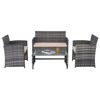 Picture of Outdoor Furniture Set - 4 pc Gray