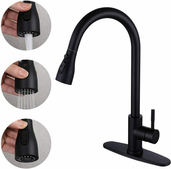 Picture of Kitchen Pull Out Faucet - Matte Black