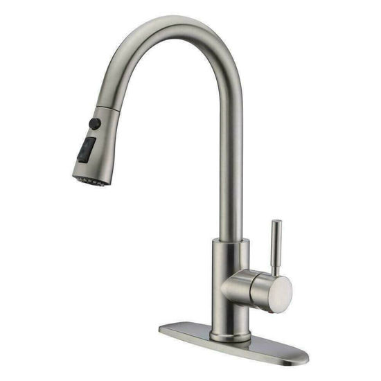 Picture of Kitchen Pull-Out Faucet with Plate