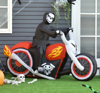 Picture of Inflatable Grim Reaper on Motorcycle