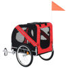 Picture of Pet Bike Trailer Red and Black