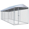 Picture of Outdoor Dog Kennel with Roof - 25'