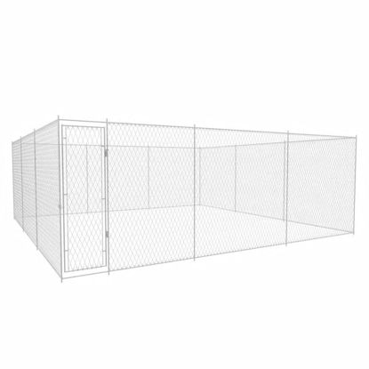 Picture of Outdoor Galvanized Steel Dog Kennel - 1.5'