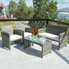 Picture of Outdoor Furniture Set - 4 pc Gray