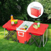 Picture of Outdoor Picnic Table Cooler with Chairs - Blue