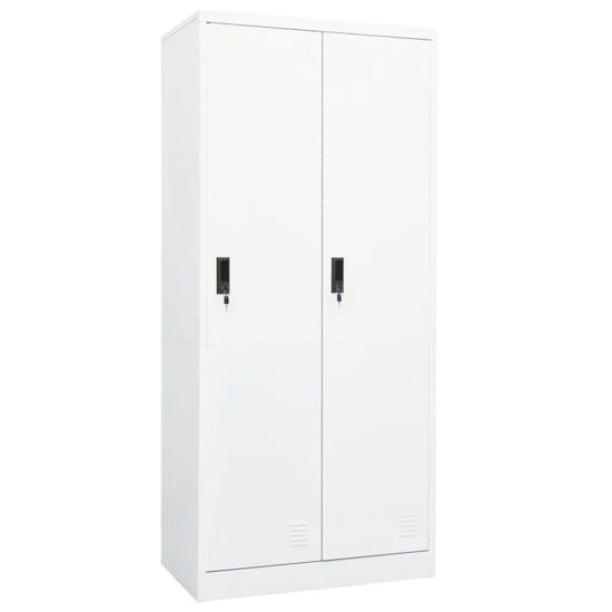 Picture of Industrial Steel Locker Steel Wardrobe Storage Cabinet 31" - White