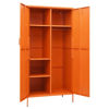 Picture of Industrial Steel Locker Steel Wardrobe Storage Cabinet 35" - Orange