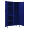 Picture of Industrial Locker Steel Wardrobe Storage Cabinet 35" - N Blue