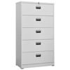 Picture of Office Steel Filing Cabinet 35" - L Gray