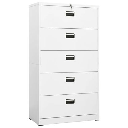 Picture of Office Filing Cabinet 35" - White