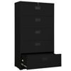 Picture of Office Steel Filing Cabinet 35" - Black