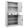 Picture of Office Steel Storage Cabinet 35" - L Gray