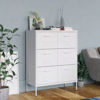 Picture of Steel Office Storage Cabinet with Drawers 31" - White