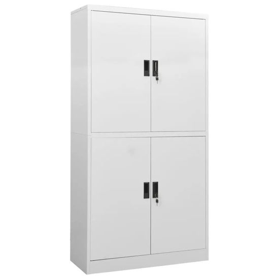 Picture of Steel Office Storage Cabinet 35" - L Gray