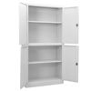 Picture of Steel Office Storage Cabinet 35" - L Gray