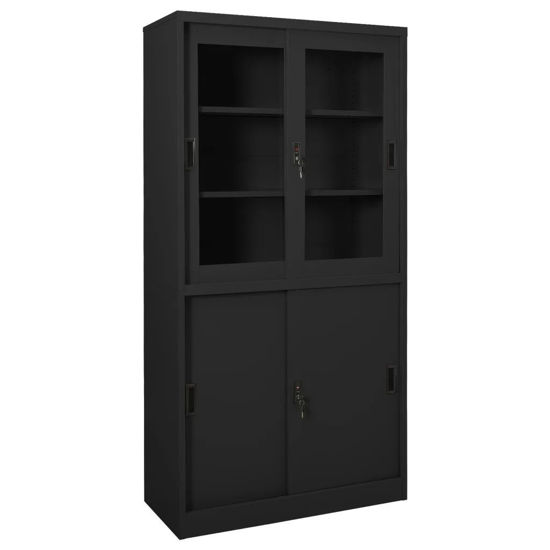 Picture of Steel Office Cabinet 35" - Ant