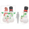 Picture of 8' Inflatable Christmas Snowmen with LED