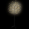 Picture of 5' Christmas Tree Cherry Blossom with LED - W White
