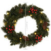 Picture of 1.5' Christmas Wreaths - 2 pc Green