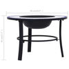 Picture of Outdoor 26" Ceramic Fire Pit Table - BW