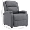 Picture of Living Room Fabric Electric Recliner Chair - D Gray