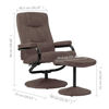 Picture of Living Room Chair with Footrest - Brown