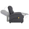 Picture of Fabric Massage Recliner Chair - D Gray