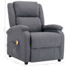 Picture of Fabric Massage Recliner Chair - D Gray
