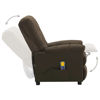 Picture of Living Room Fabric Electric Recliner Massager Chair - Brown