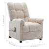 Picture of Fabric Electric Recliner Massage Chair - Cream