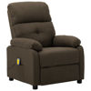 Picture of Fabric Massage Recliner Chair - Brown